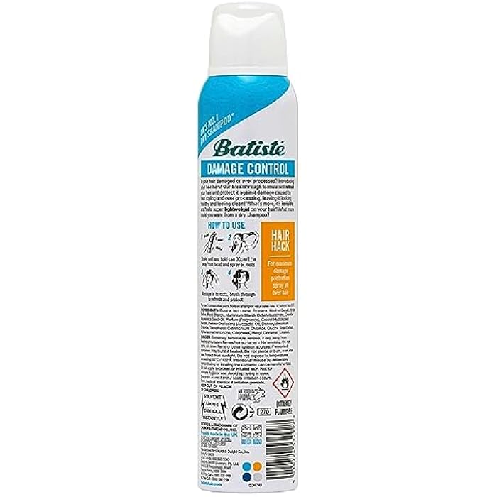 Batiste Shampoo Refreshing Hair 200ml Damage Control - Image 2